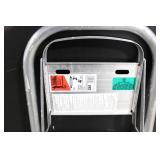Werner 4.5ft Aluminum Step Ladder and 4ft Fiberglass Step Ladder Set