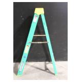 Werner 4.5ft Aluminum Step Ladder and 4ft Fiberglass Step Ladder Set