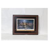 Framed Terry Redlin Print - And Came By Good Will Benefactors