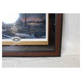 Framed Terry Redlin Print - And Came By Good Will Benefactors