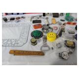 Vintage Collectibles and Novelty Item Lot with Decorative Mirror