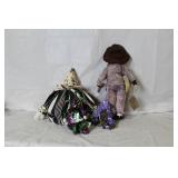 Collection of 4 Vintage Clown and Jester Dolls