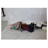 Set of 3 Vintage Clown Dolls with Mixed Materials
