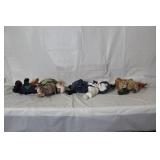 Set of 3 Vintage Clown Dolls with Mixed Materials