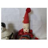 Collection of 2 Vintage Jack-in-the-Box Clown Toys