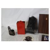Mixed Lot of Military Plaques, Game Sets, Patches, and Small Collectibles