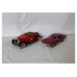 Pair of Diecast Model Cars - 1934 Coca-Cola Roadster & 1969 Dodge Charger