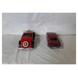 Pair of Diecast Model Cars - 1934 Coca-Cola Roadster & 1969 Dodge Charger