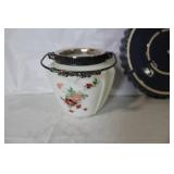 Mixed Lot of Vintage and Decorative Kitchenware including Plate, Biscuit Jar, and Mugs