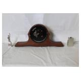 Gilbert Mantel Clock with Silver Statue of Liberty and Slot Machine Miniature Clocks