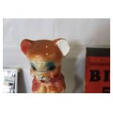 Vintage Collection: Bicycle Pinochle Cards, Chalkware Bear, Big 5 Scratch Pad, Petite Booklet
