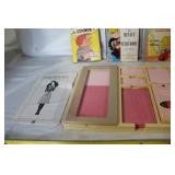 Vintage Book and Toy Collection Including Dennis the Menace, Heathcliff, Fashion Plates, and Joke Book
