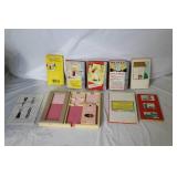 Vintage Book and Toy Collection Including Dennis the Menace, Heathcliff, Fashion Plates, and Joke Book