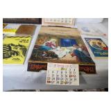 Vintage Calendar, Book, and Ephemera Collection