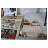 Vintage Ephemera Collection: Magazines, Newspapers, Calendars and Prints