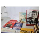 Collection of 23 Political and Presidential Books Including Kennedy, Trump, and More