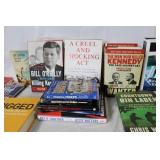 Collection of 23 Political and Presidential Books Including Kennedy, Trump, and More