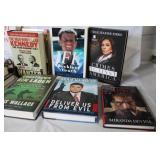 Collection of 23 Political and Presidential Books Including Kennedy, Trump, and More