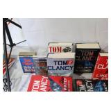 Collection of Tom Clancy Novels and Audiobooks