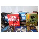 Collection of Tom Clancy Novels and Audiobooks