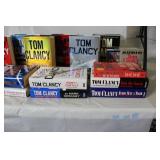 Collection of Tom Clancy Novels and Audiobooks