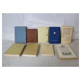 Collection of 9 Military Manuals and Books Including MASH and Field Guides