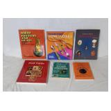 Collection of 6 Collectible Reference Books on Antiques and Hobbies