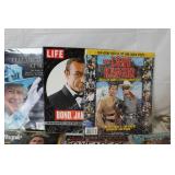 Collection of Collector Magazines Featuring Royalty, James Bond, and Pop Icons