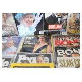 Collection of Collector Magazines Featuring Royalty, James Bond, and Pop Icons