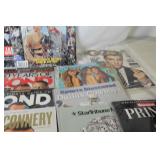 Collection of Collector Magazines Featuring Royalty, James Bond, and Pop Icons