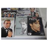 Collection of Collector Magazines Featuring Royalty, James Bond, and Pop Icons