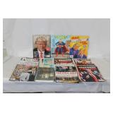 Collection of Political and Historical Magazines and Books Featuring Trump, Kennedys, and More
