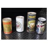 Large Collection of Vintage Beer Cans and Bottle Assorted Brands