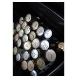 Large Collection of Vintage Beer Cans and Bottle Assorted Brands