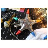 Large Lot of Vintage Christmas Lights and Lighted NOEL Signs
