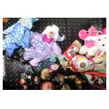 Large Collection of Clown Figurines, Plush, and Ornaments