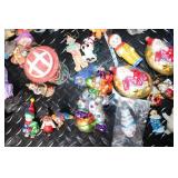 Large Collection of Clown Figurines, Plush, and Ornaments