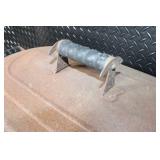 Vintage Oval Metal Wash Tub with Lid and Handles