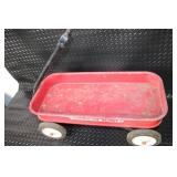 Coast King Scout Red Metal Wagon with Pull Handle