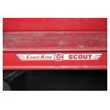 Coast King Scout Red Metal Wagon with Pull Handle
