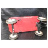 Coast King Scout Red Metal Wagon with Pull Handle