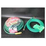 Lot of 2 Reinforced Garden Hoses - 50ft and 25ft