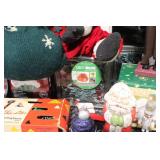 Set of 5 Holiday and Bear-Themed Decorative Popcorn Tins