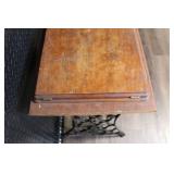 Vintage Singer Treadle Sewing Machine Table with Wood Cabinet