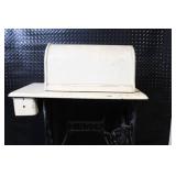 Vintage Singer Treadle Sewing Machine with Cabinet and Dome Cover