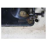 Vintage Singer Treadle Sewing Machine with Cabinet and Dome Cover