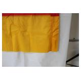 East German DDR Flag with Emblem, 36x60 Inches