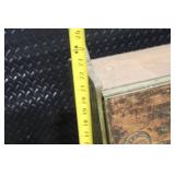 Vintage Wooden Drop Leaf Magazine Table with Ornate Carving