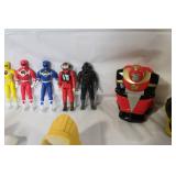 Power Rangers Action Figures and Vehicles Collection