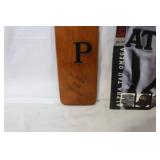Alpha Gamma Rho Fraternity Wooden Paddle and Alpha Tau Omega 1996-97 Booklet